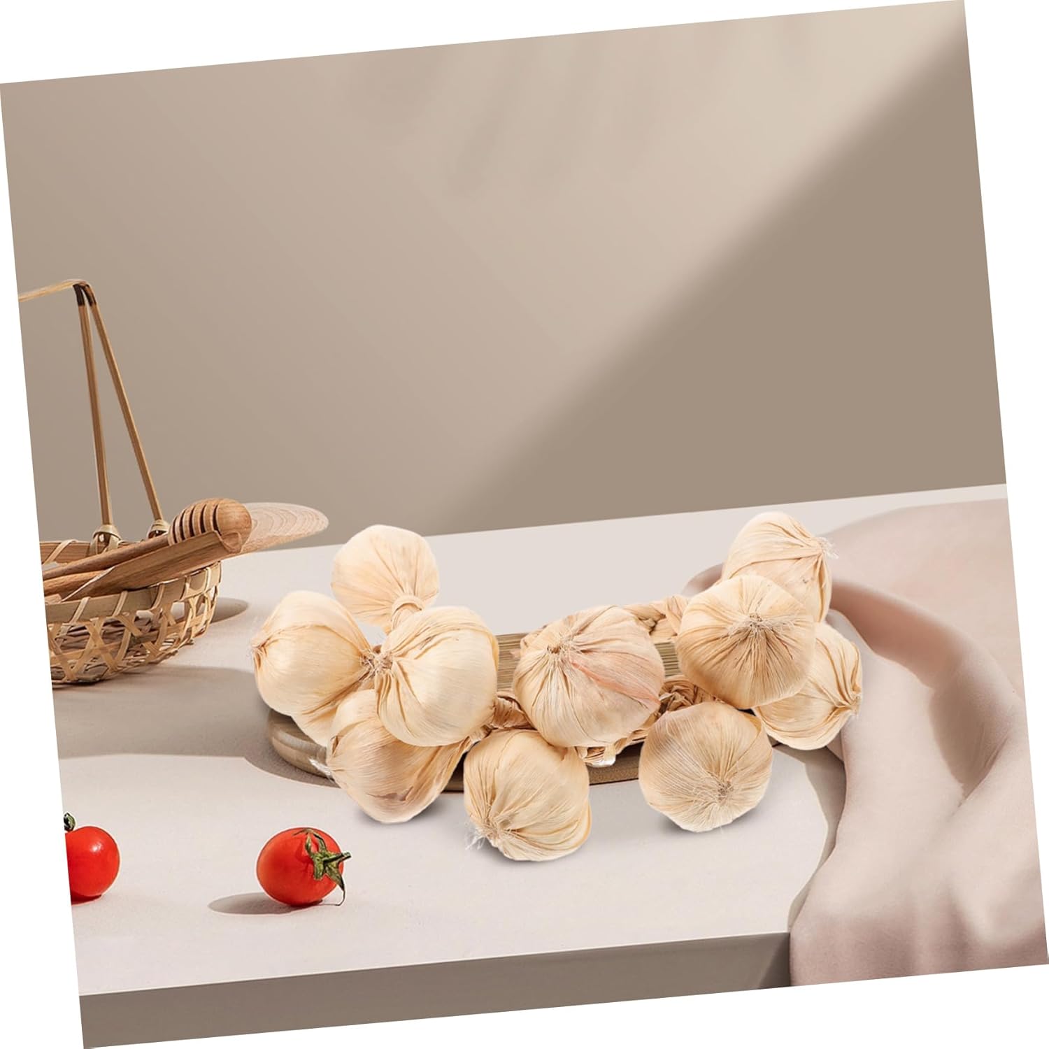 Cabilock Artificial Garlic Garland Wall Hanging Decor