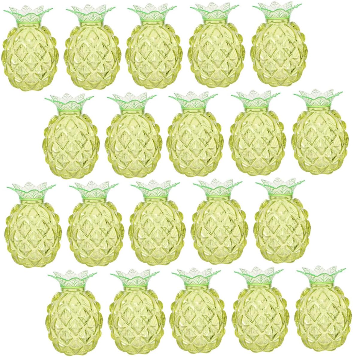 PRETYZOOM 20pc Pineapple Candy Boxes for Parties