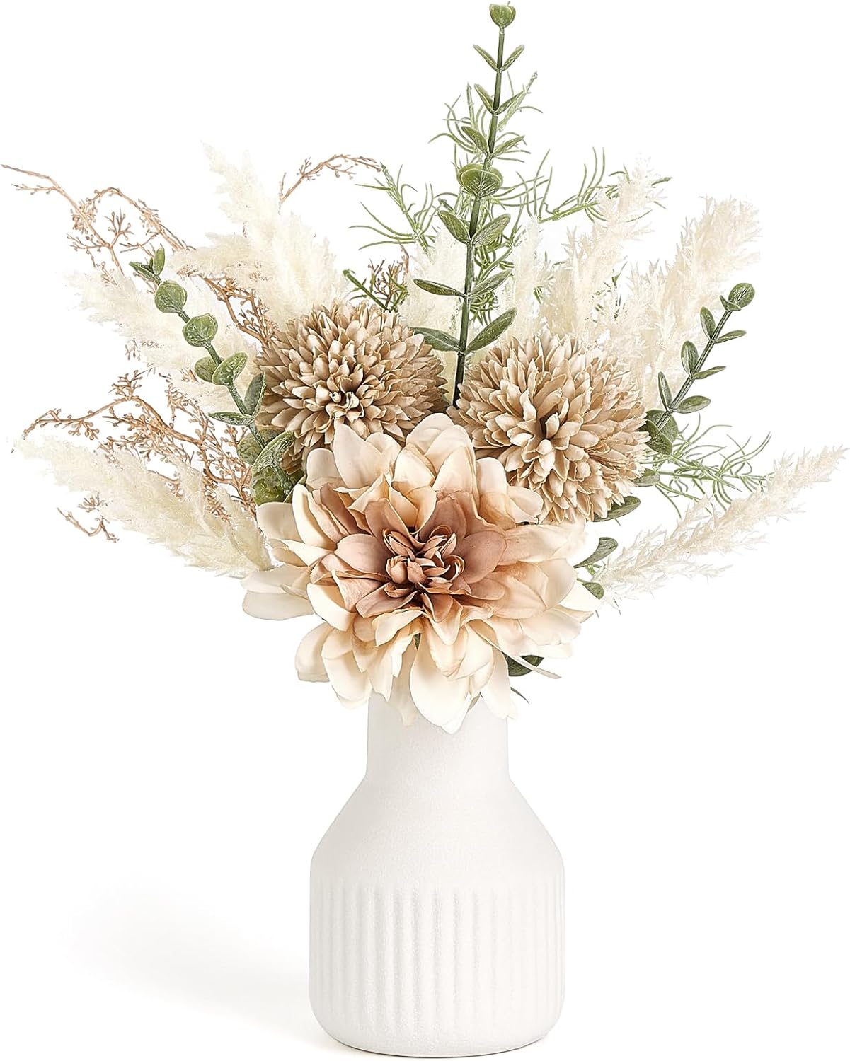Mkono Artificial Flower Arrangement 135 Inch Centerpiece Decor