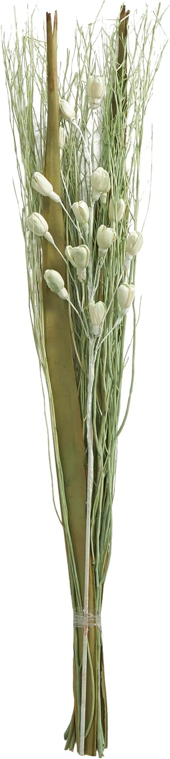 Deco 79 Dried Plant Branch Floral Bouquet Green