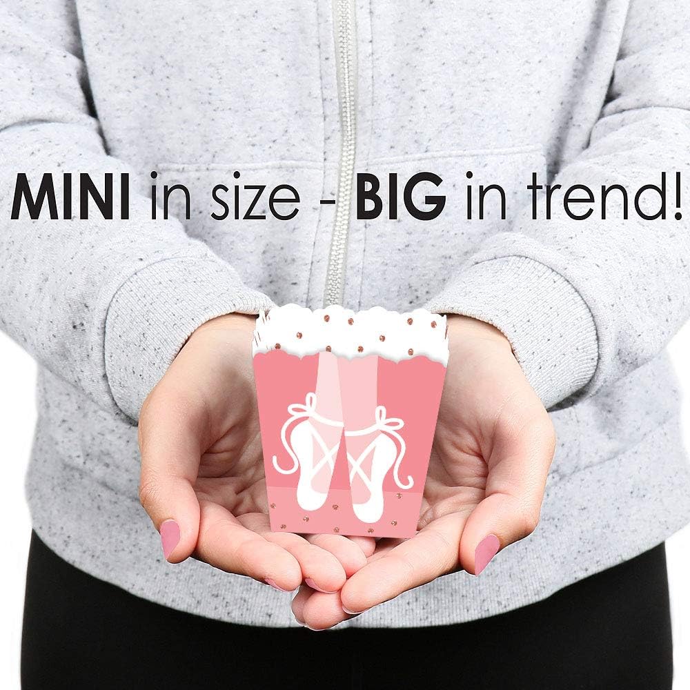 Big Dot of Happiness Tutu Ballerina Mini Candy Boxes Set of 12
