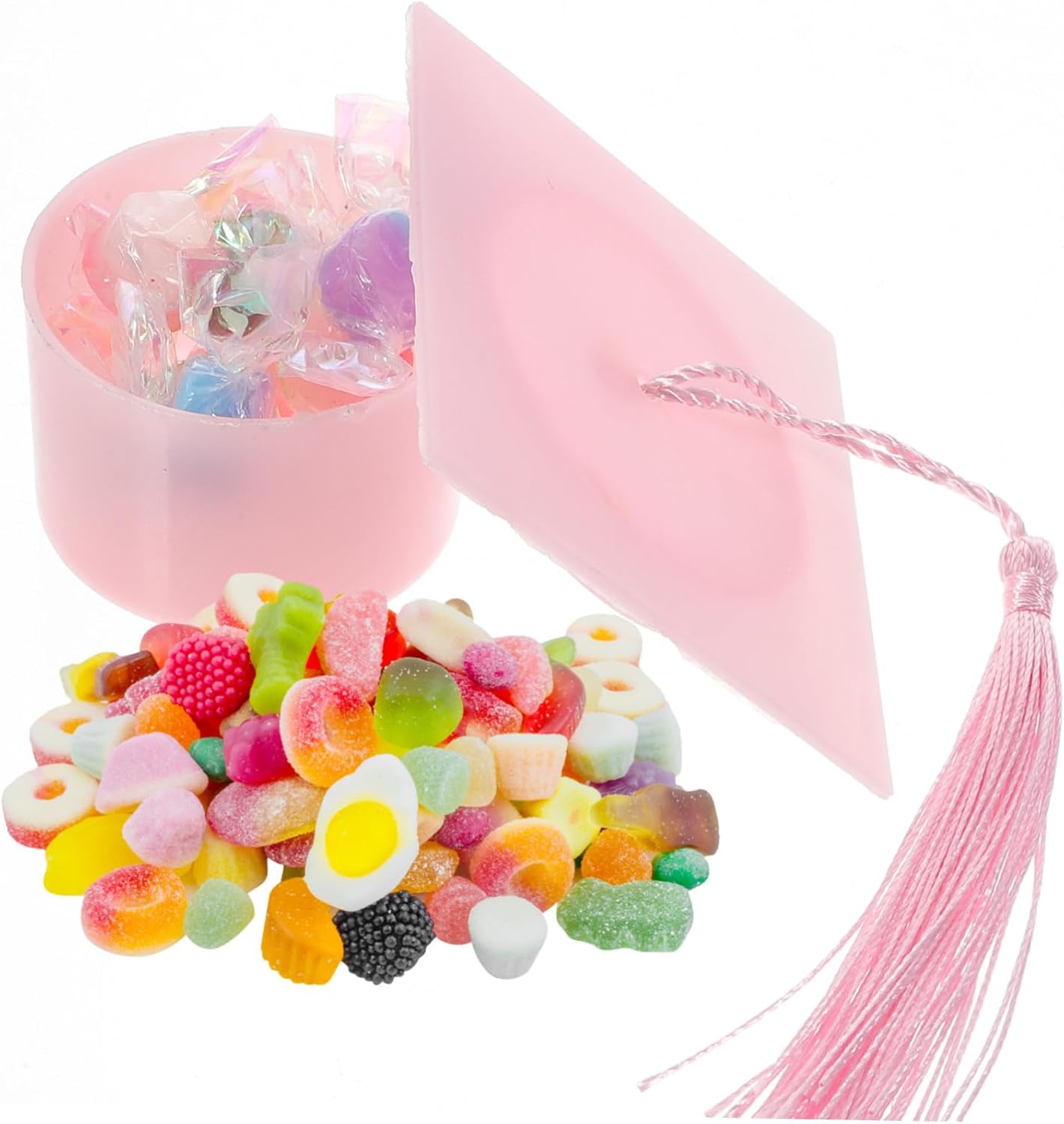6pcs Graduation Cap Candy Boxes with Tassel