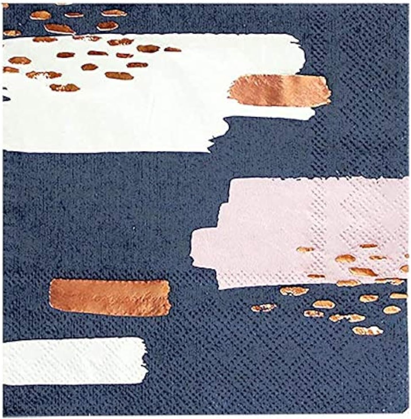 Harlow Grey Erika Navy Party Napkins Set 20 Ct