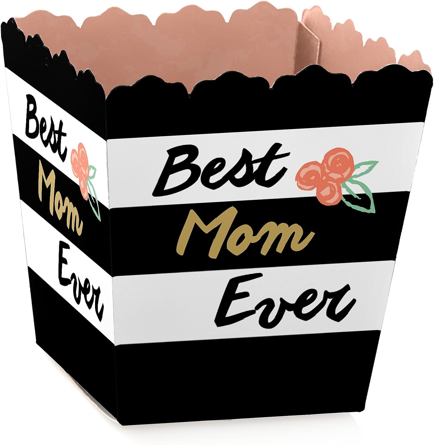 Big Dot of Happiness Best Mom Ever Party Favor Boxes 12 Pack