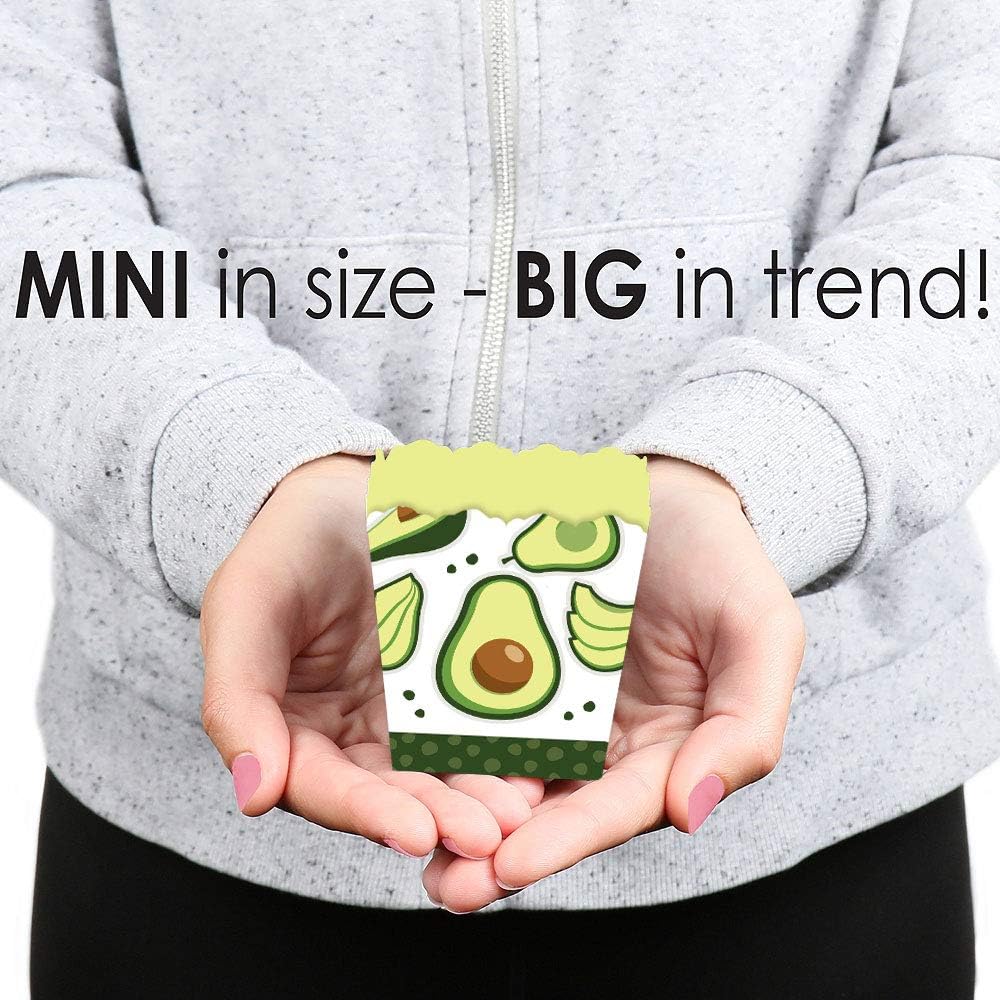 Hello Avocado Mini Candy Favor Boxes Set of 12