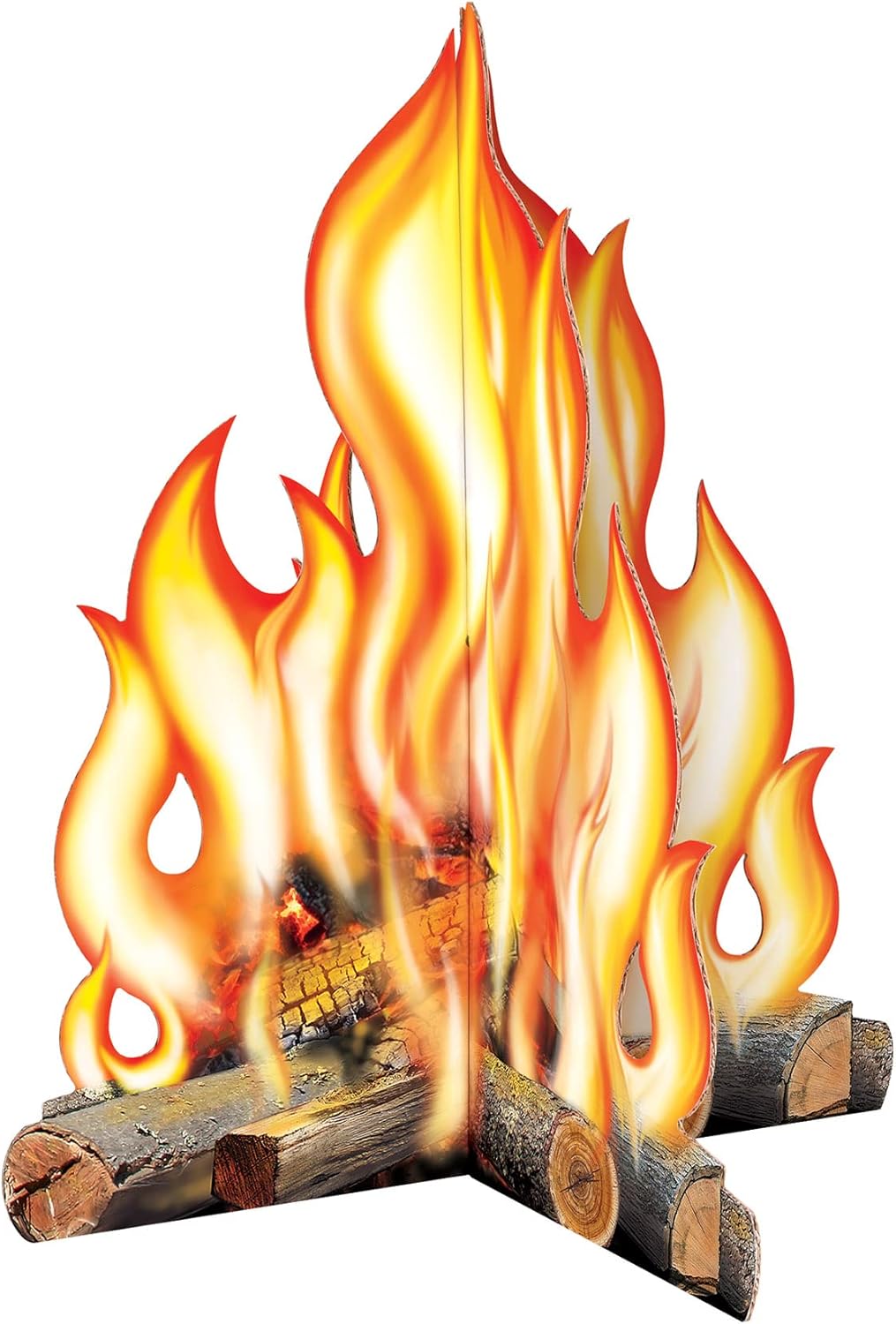 Beistle 2525 x 215 Inch Campfire Photo Prop