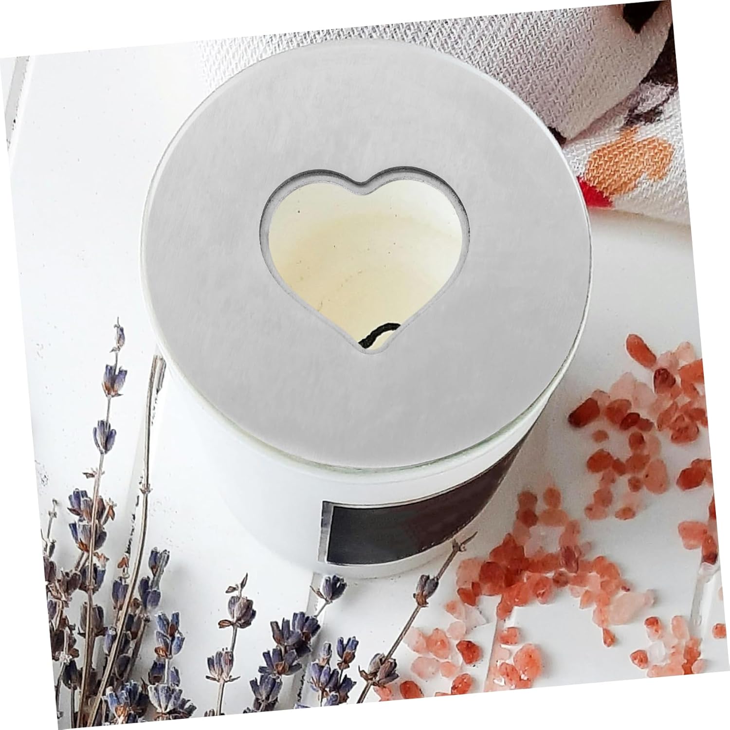 Elegant Stainless Steel Candle Holder Set for Small Jars