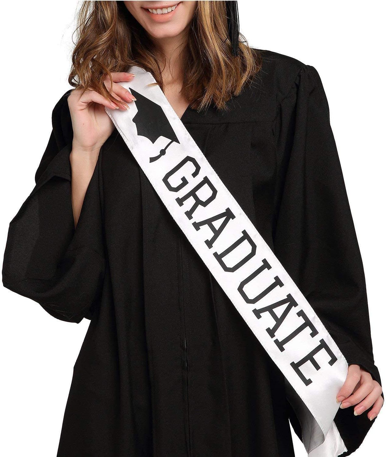 Dzrige 2 Pack Graduate Sash for Graduation Party Supplies