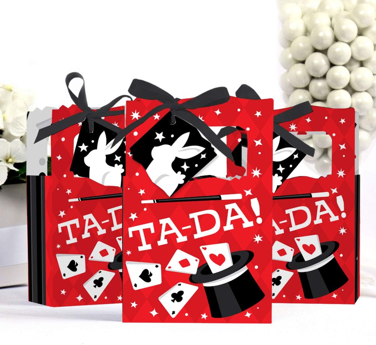 Big Dot of Happiness Magic Show Party Favor Boxes Set of 12