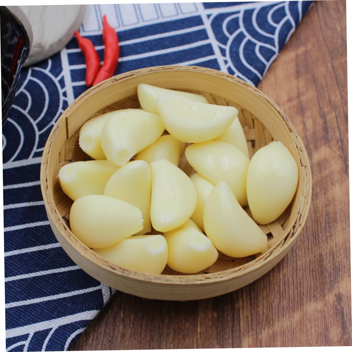 Realistic Fake Garlic Cloves Model for Photography Props