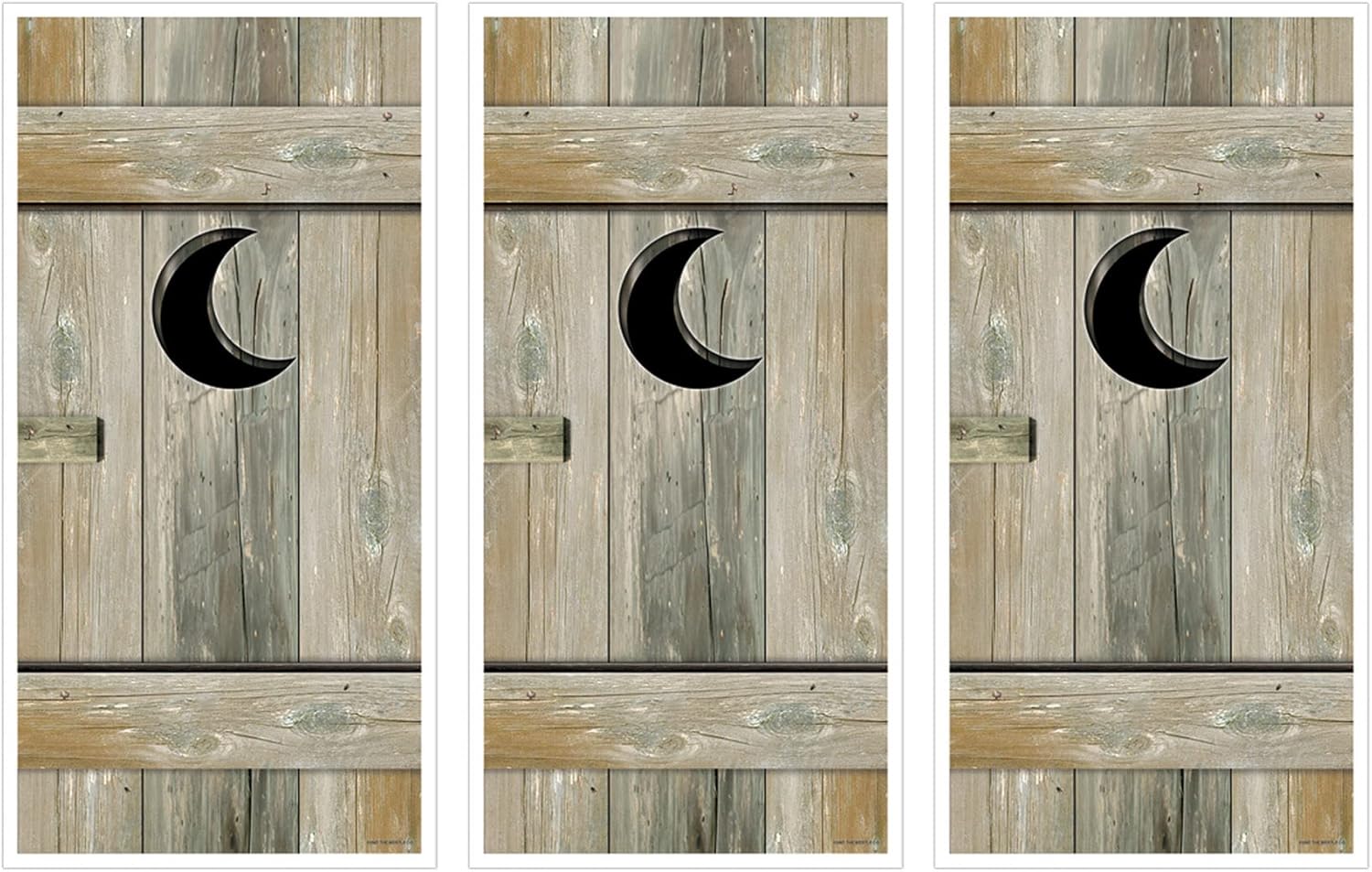 Beistle Western Outhouse Door Covers Set of 3 5x30