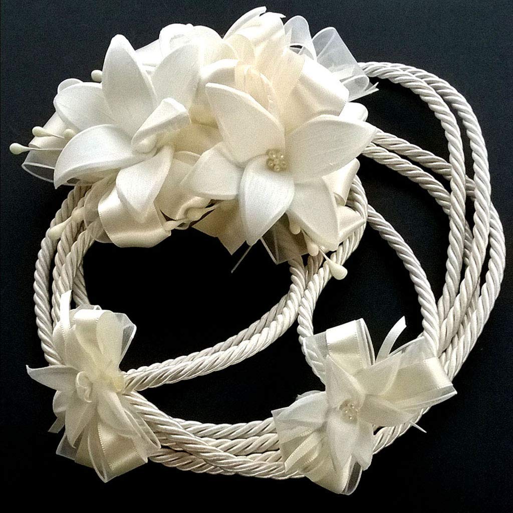 Wedding Lasso with Handmade Lilies
