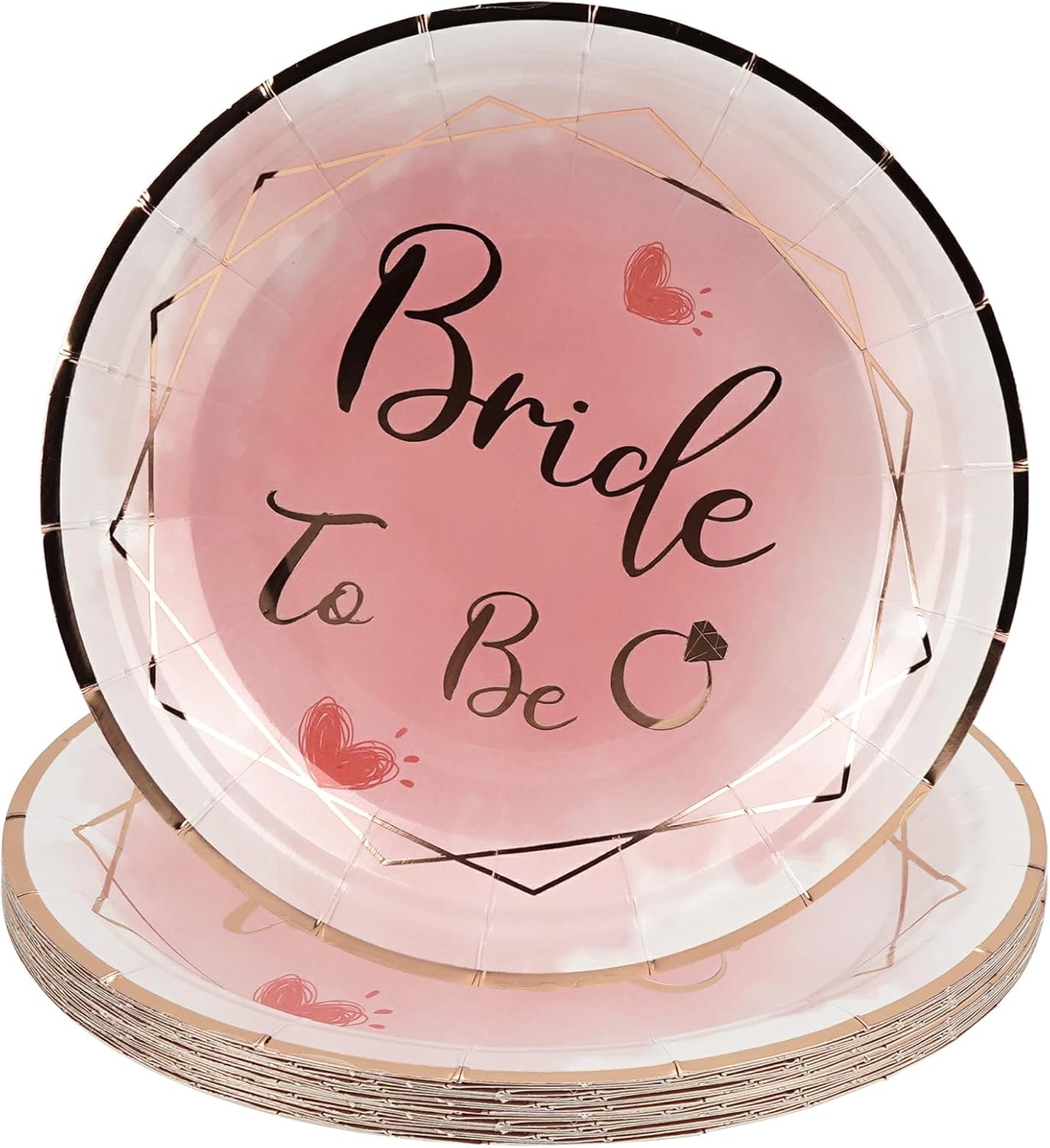 SHIDOW Bachelorette Party Paper Plates 30Pcs 9 Inch