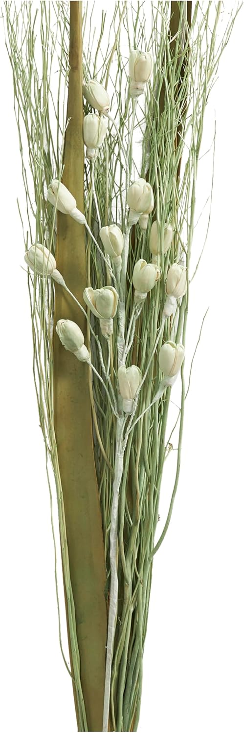 Deco 79 Dried Plant Branch Floral Bouquet Green