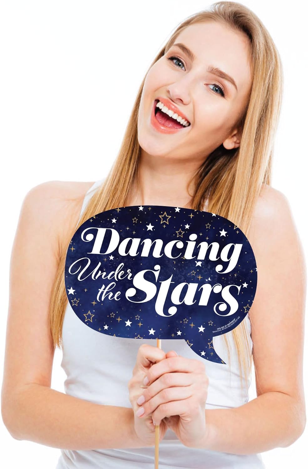 Big Dot of Happiness Funny Starry Skies Photo Booth Props Kit - 10 Piece