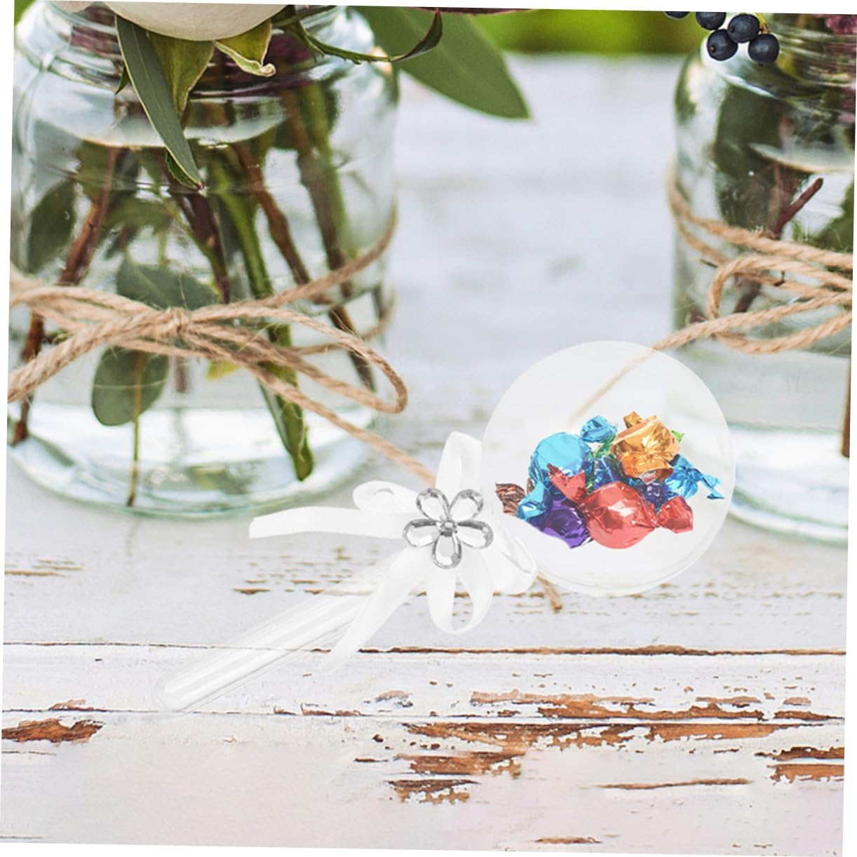 PRETYZOOM 24pcs Transparent Fairy Candy Boxes for Party Favors and Snacks