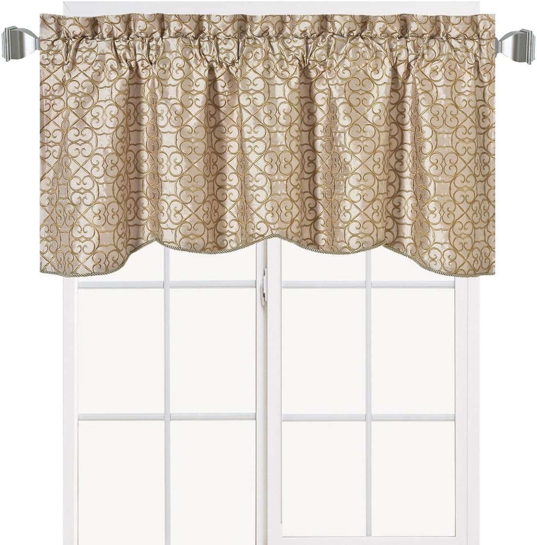 Royal Hotel Bedding Halifax Beige Valance 52x19