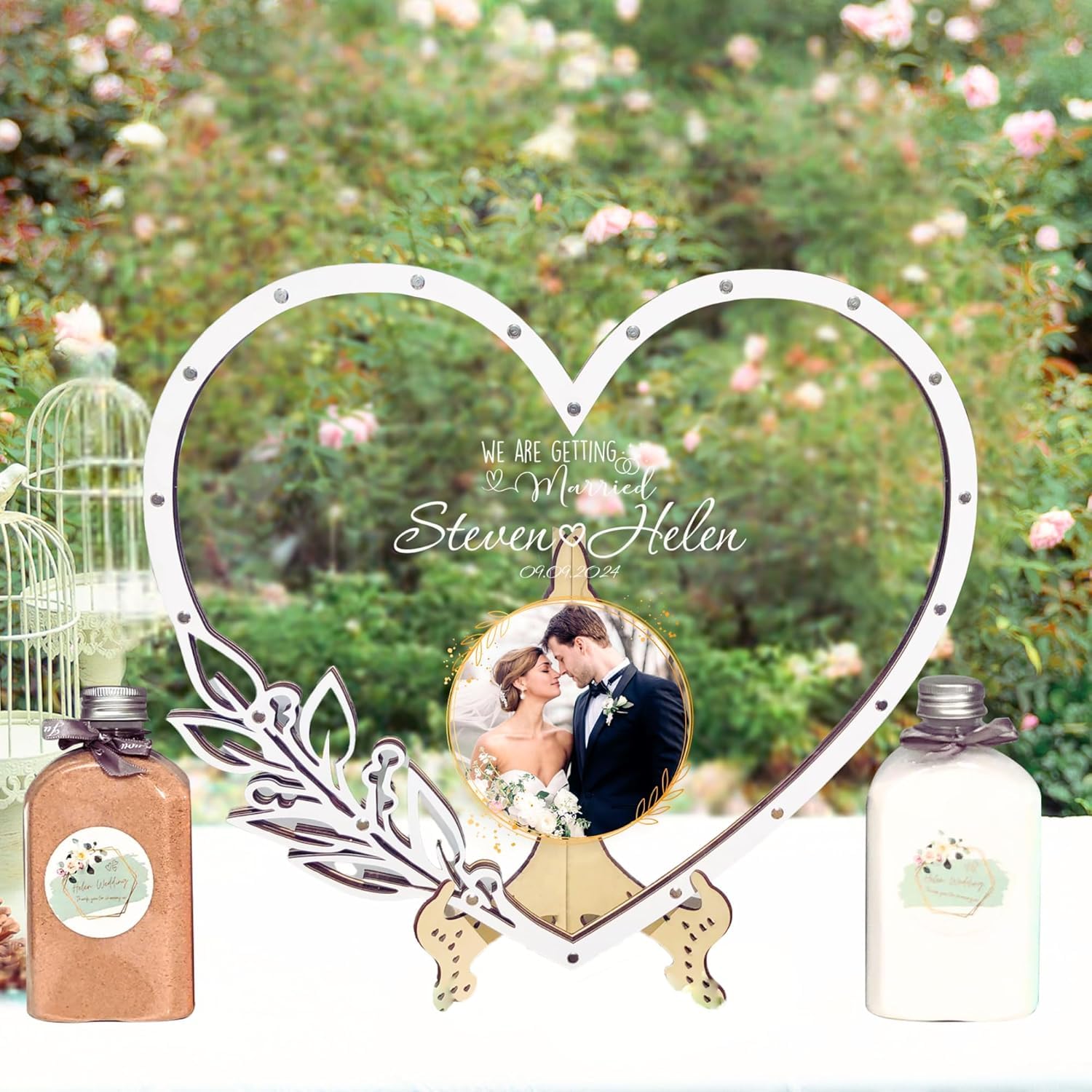 Wedding Unity Sand Ceremony Set Heart 3