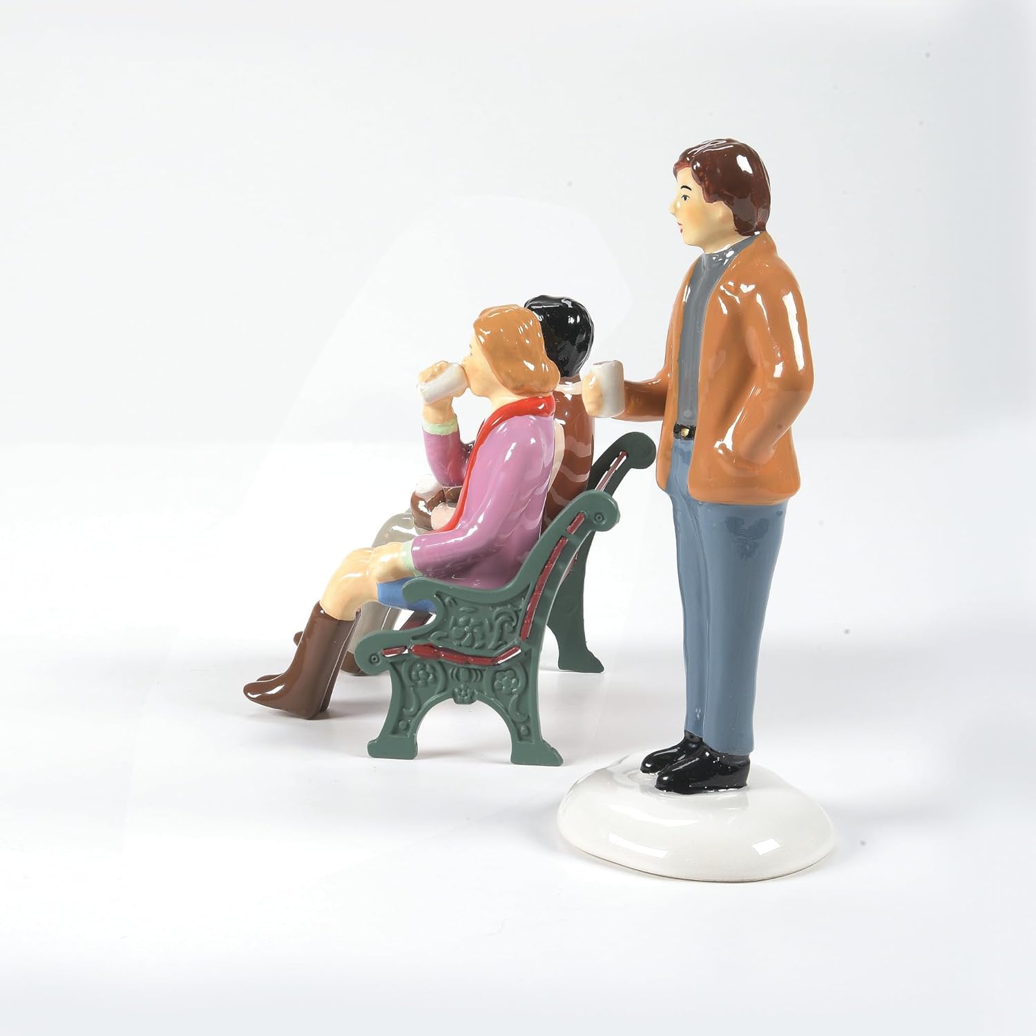 Department 56 Village Hipsters Coffee Drinking Figurine Set