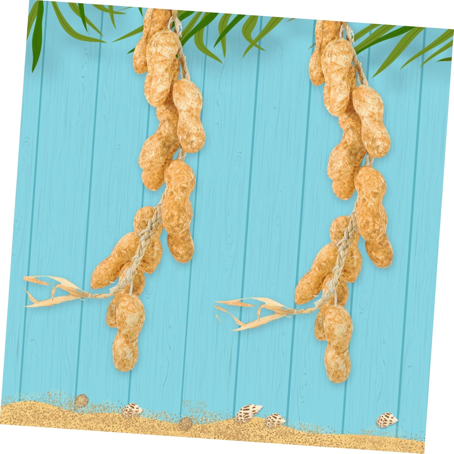 5pcs Realistic Faux Peanut String Decor Photo Props