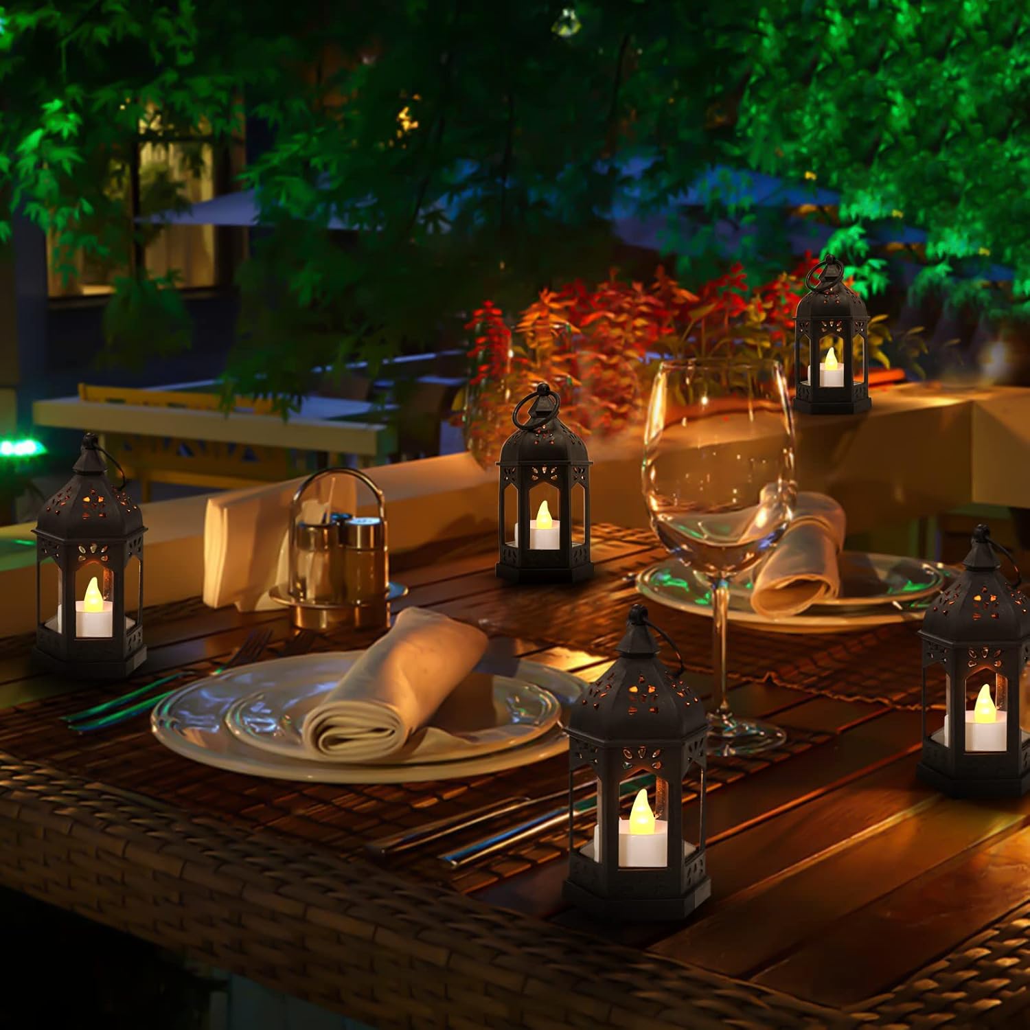 SHYMERY Decorative Candle Lantern Set of 6