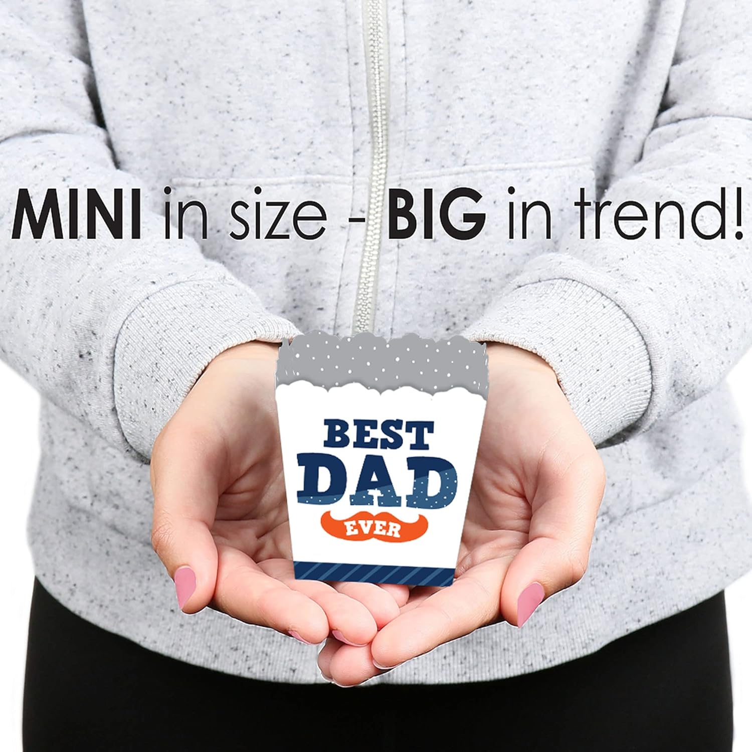 Big Dot of Happiness Happy Fathers Day Mini Candy Boxes Set of 12