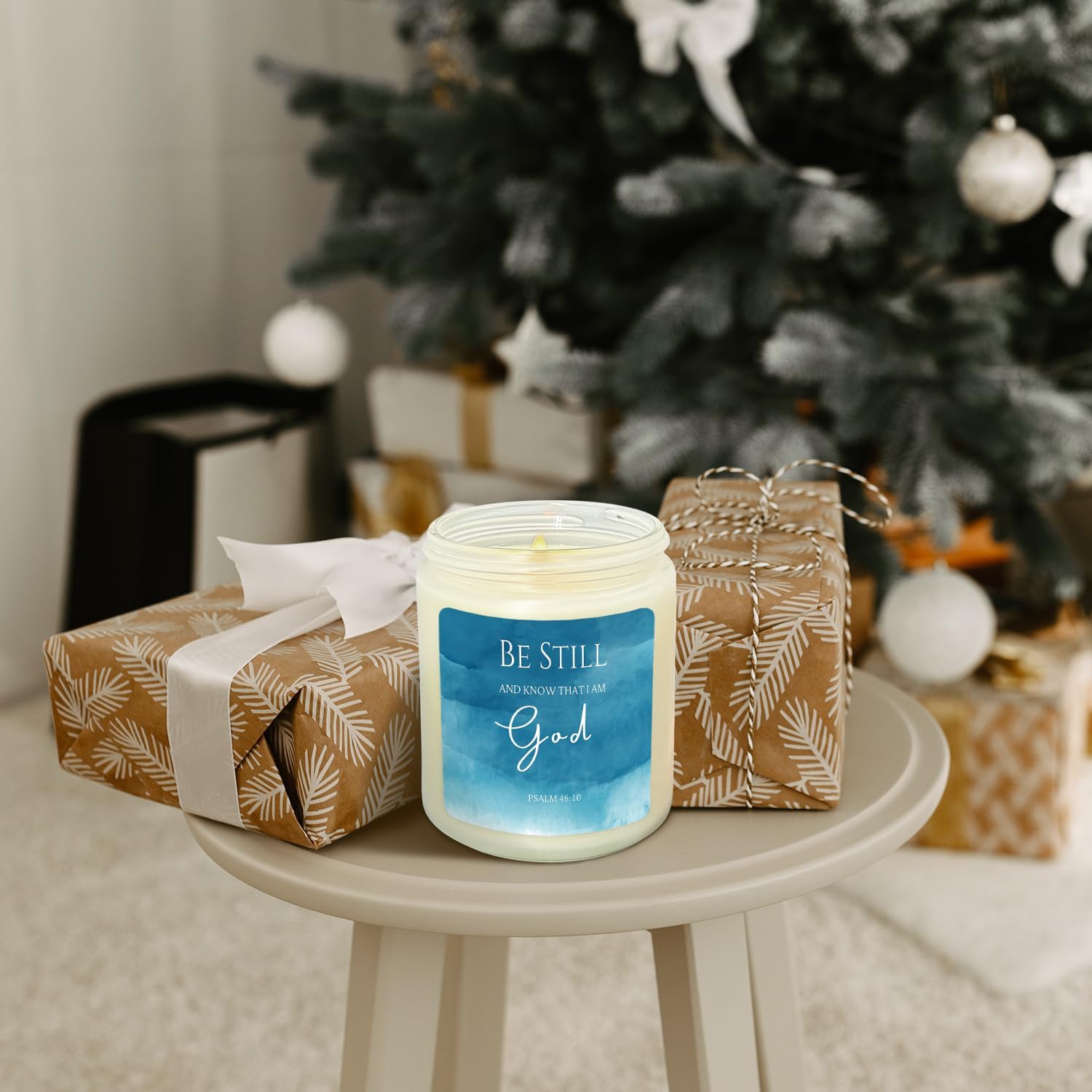 Christian Gifts for Women Lavender Candle