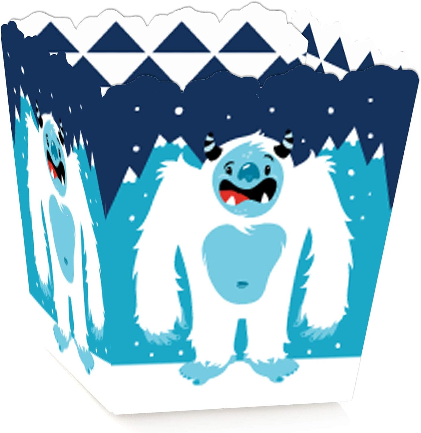 Big Dot of Happiness Yeti Party Favor Boxes Set of 12