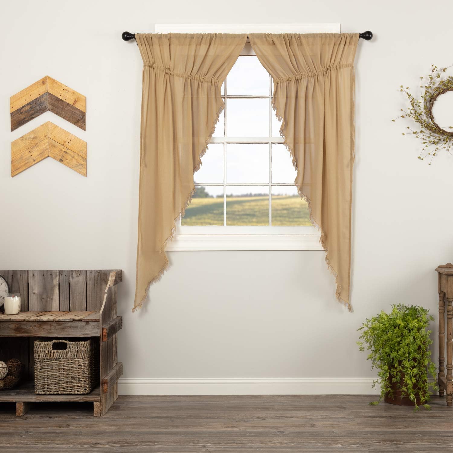 VHC Brands Farmhouse Decor Prairie Panels Set