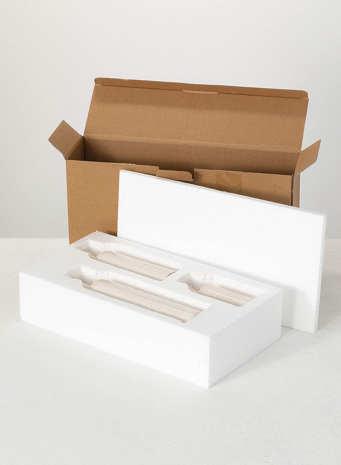 Sullivans White Ceramic Vase Set for Home Decor