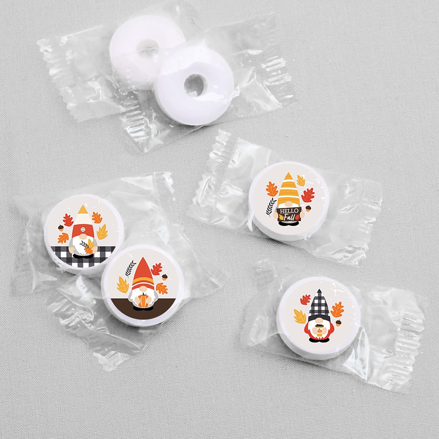 Big Dot Of Happiness Fall Gnome Candy Sticker Favors