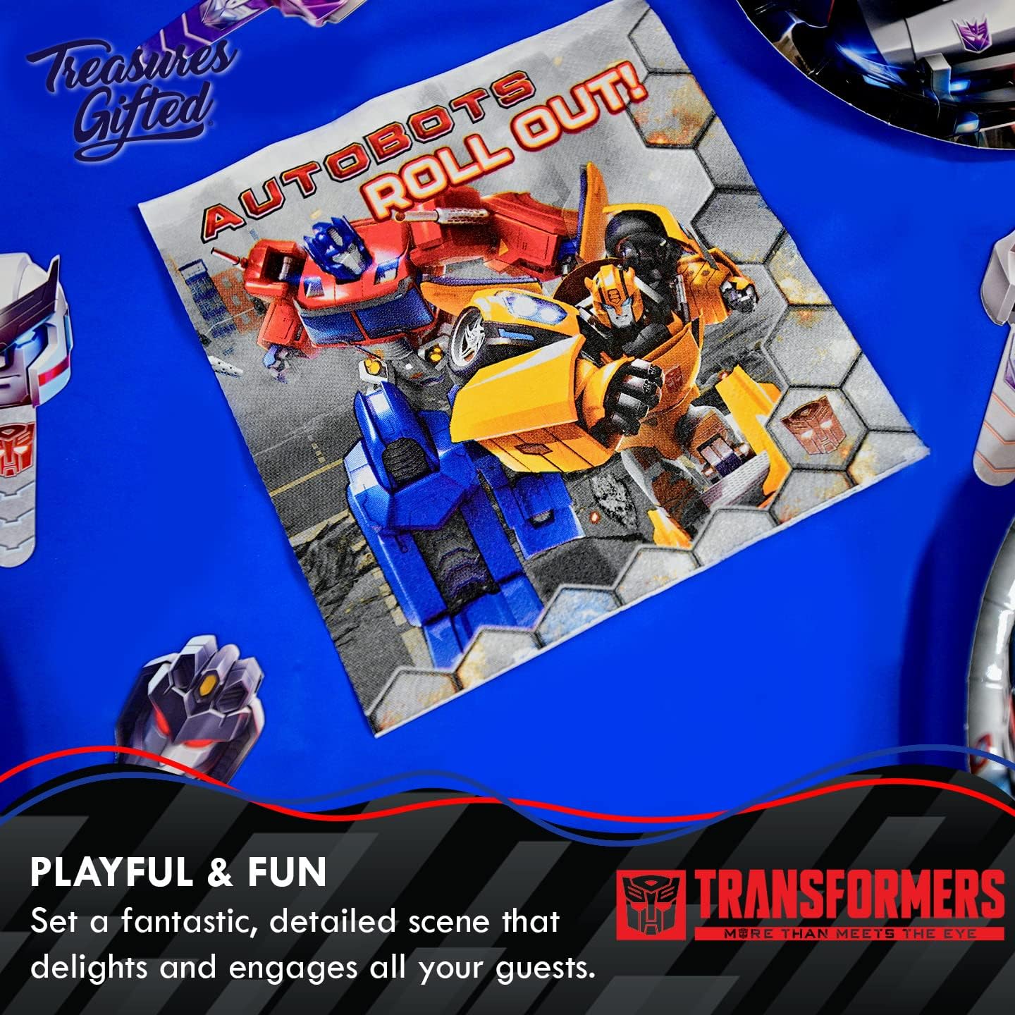 Transformers Napkins - 32 Count Party Decorations