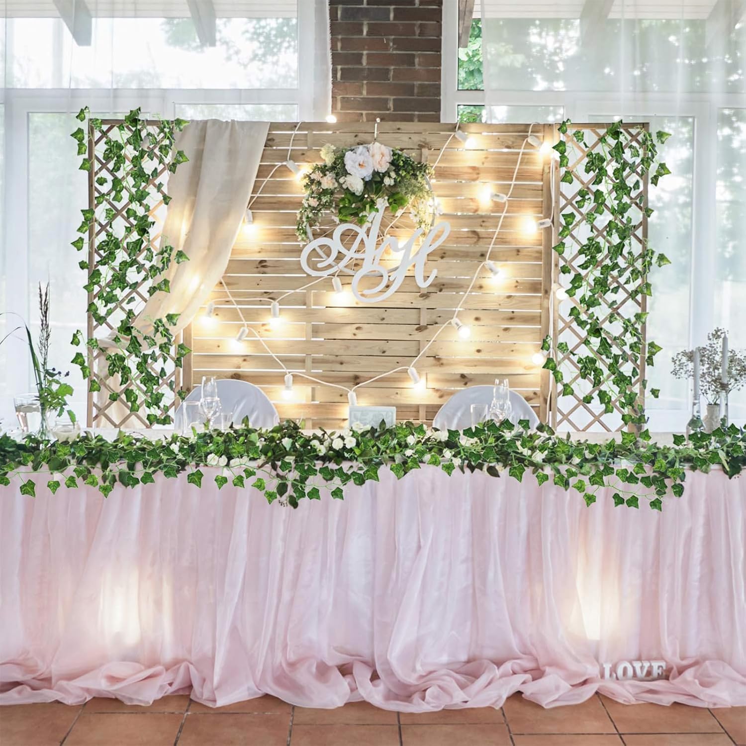 CEWOR 14 Pack Artificial Ivy Garland for Wall Decor