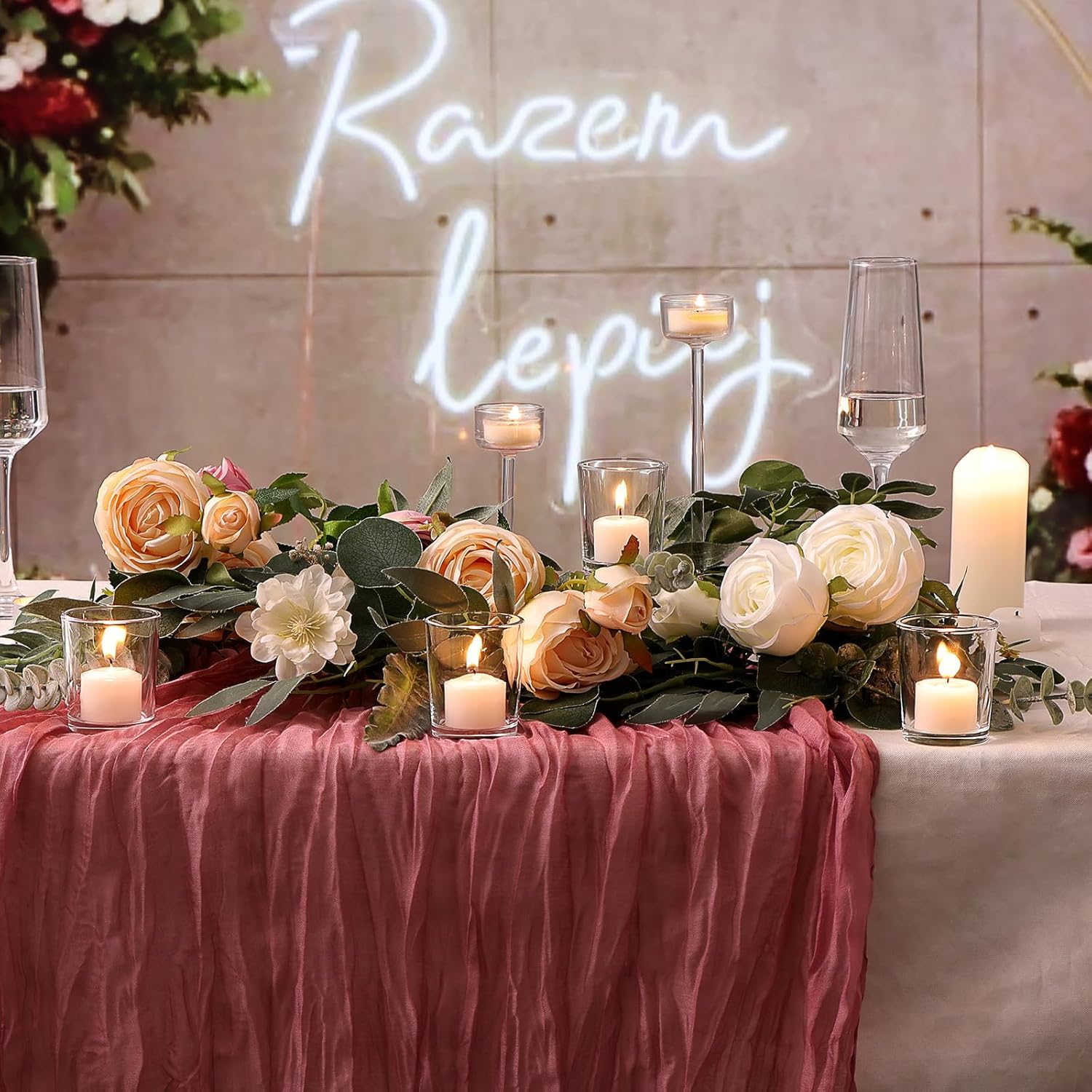 Letine 36-Pack Clear Votive Candle Holders