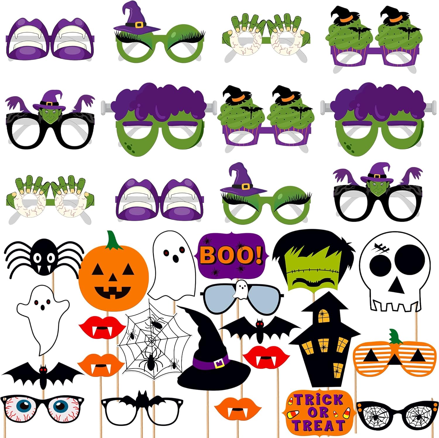 KatchOn Halloween Party Decorations Set - Pack of 34