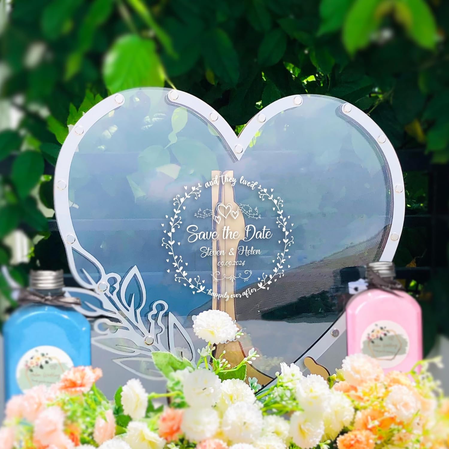 Wedding Unity Sand Ceremony Set Heart 3