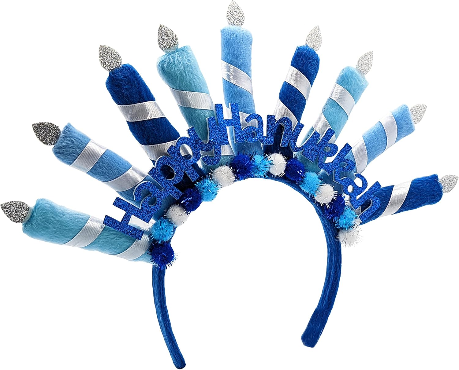The Dreidel Company Menorah Headbands 4-Pack