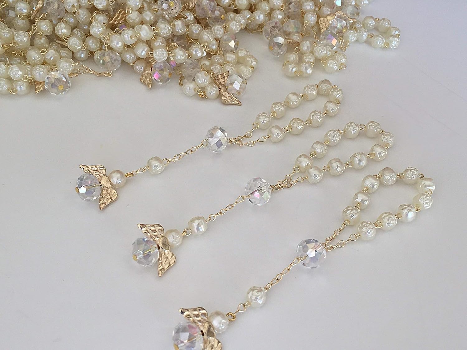 30 Piece Ivory Baptism Favors with Angels
