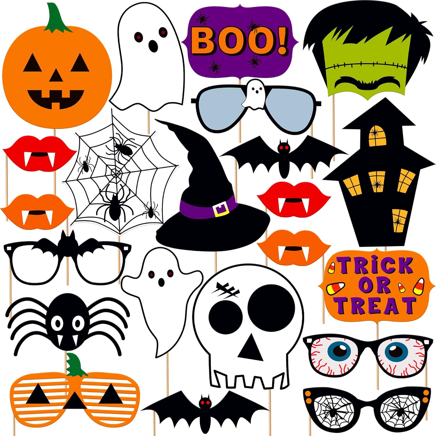 KatchOn Halloween Party Decorations Set - Pack of 34