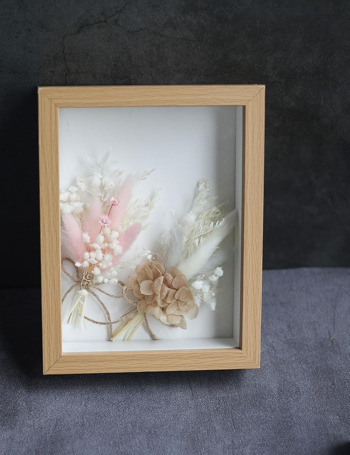 Mini Dried Flower Bouquet Set 12pcs Pink