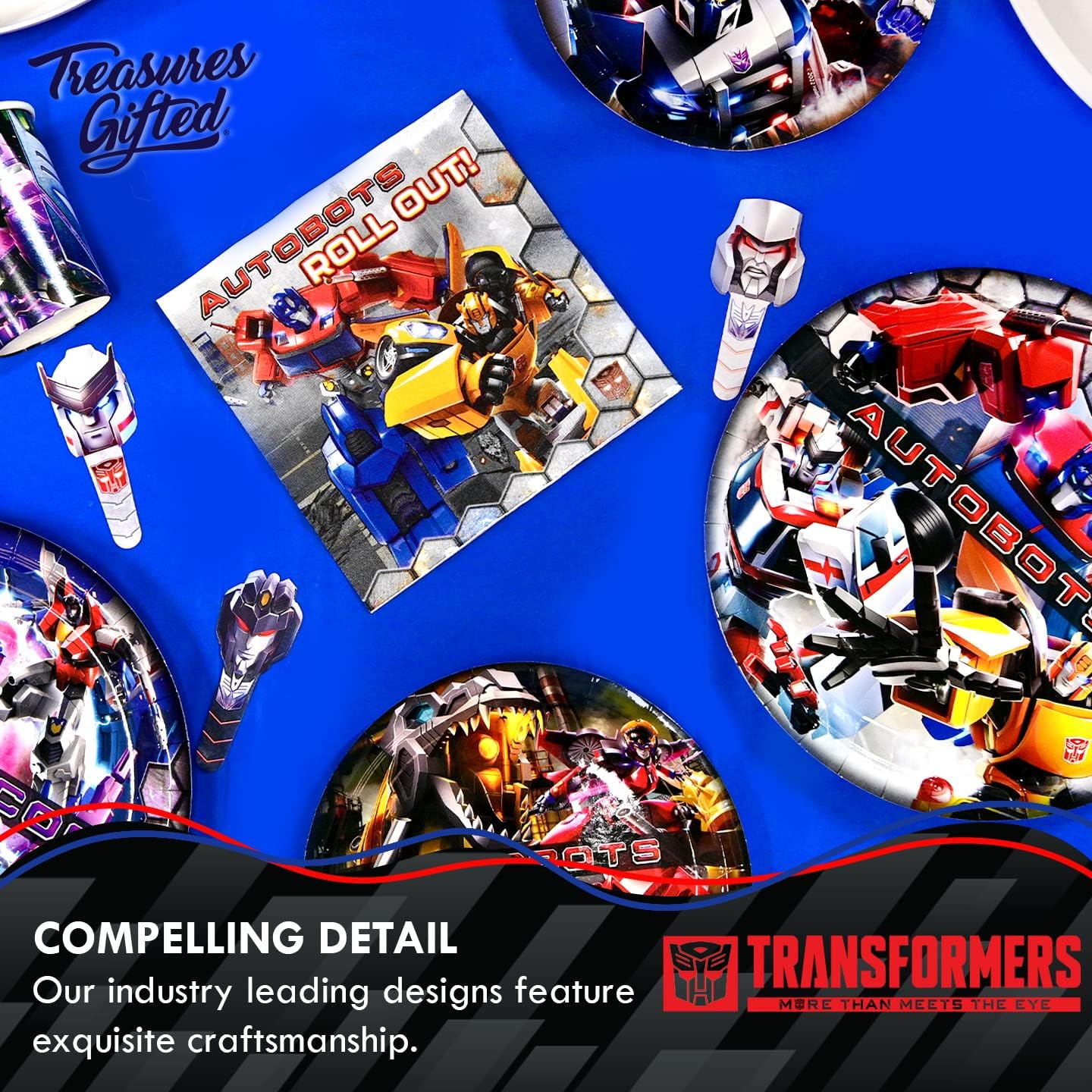 Transformers Napkins - 32 Count Party Decorations