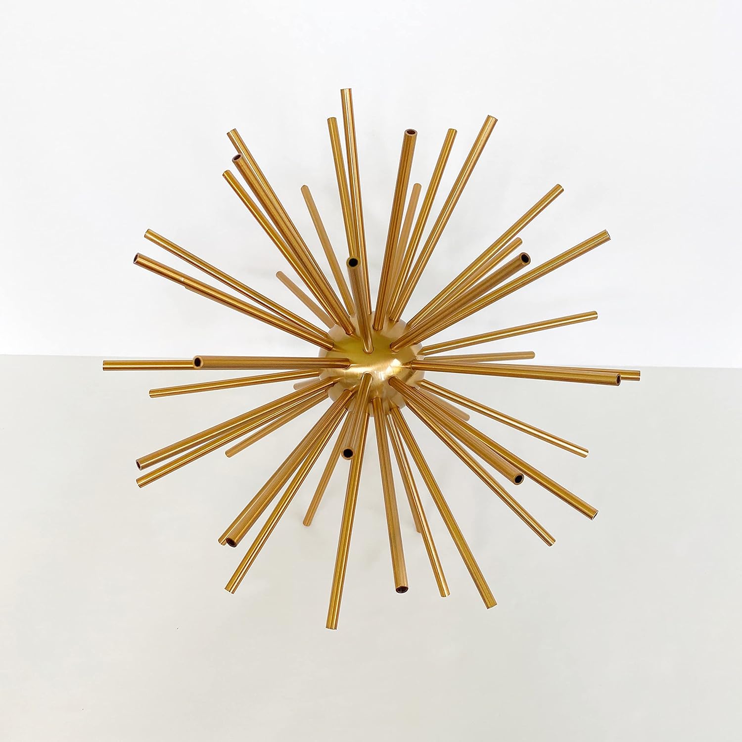Ella Antique Gold Starburst Ball Large Console Decor