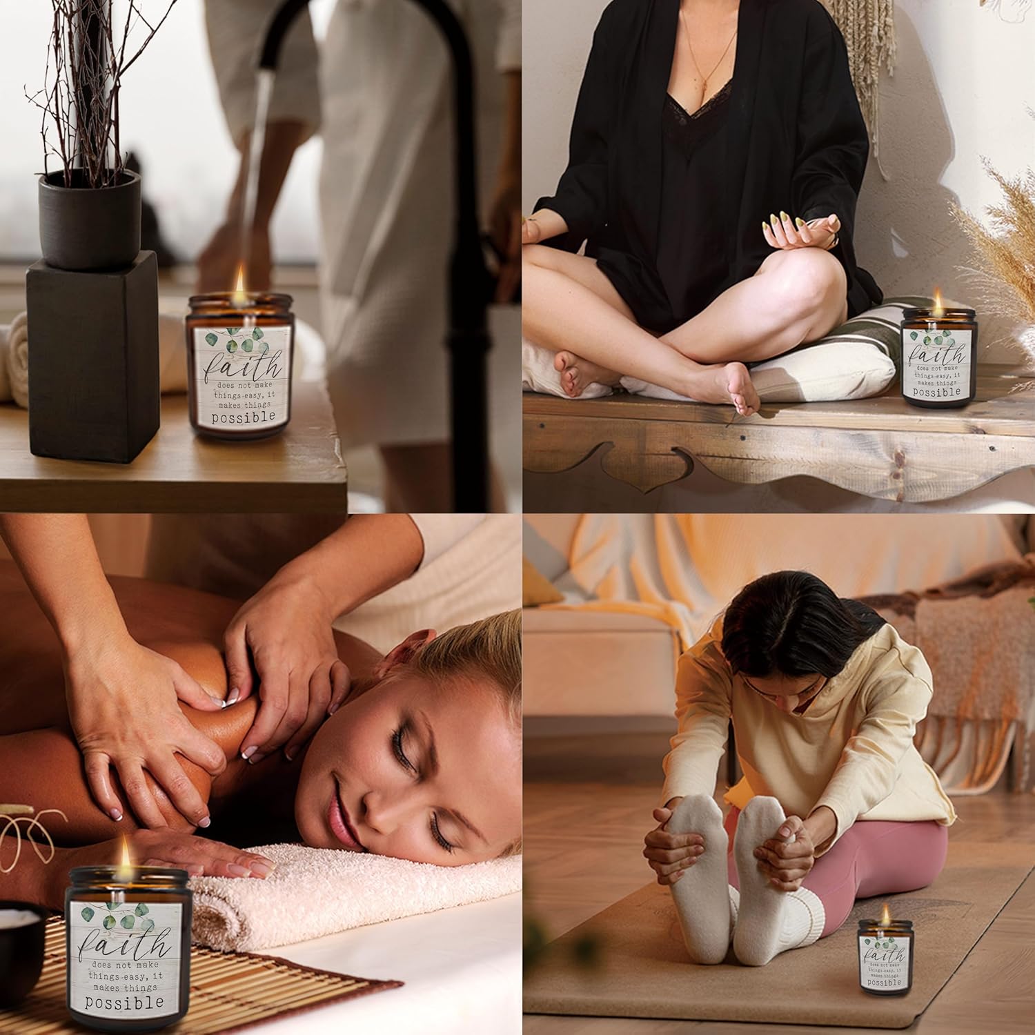 Mancheng Zi Religious Candles - Faith Spiritual Scented Candles