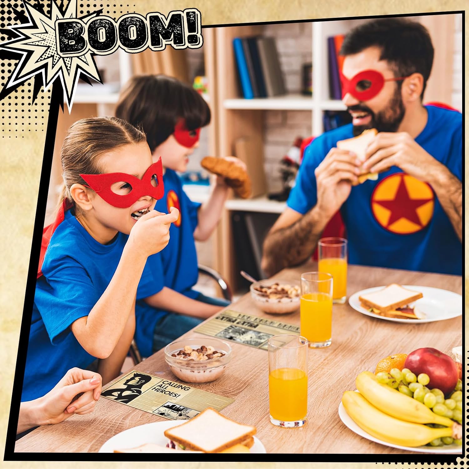 Crtiin 100 Pcs Hero Party Napkins