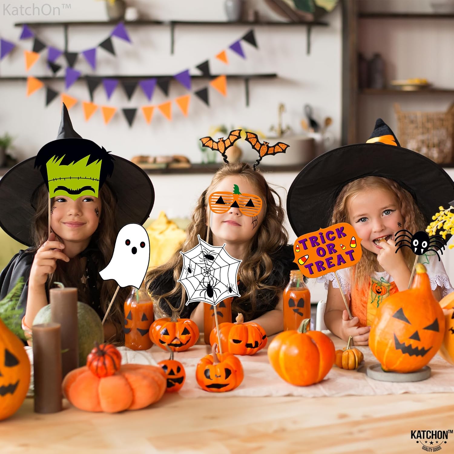 KatchOn Halloween Party Decorations Set - Pack of 34