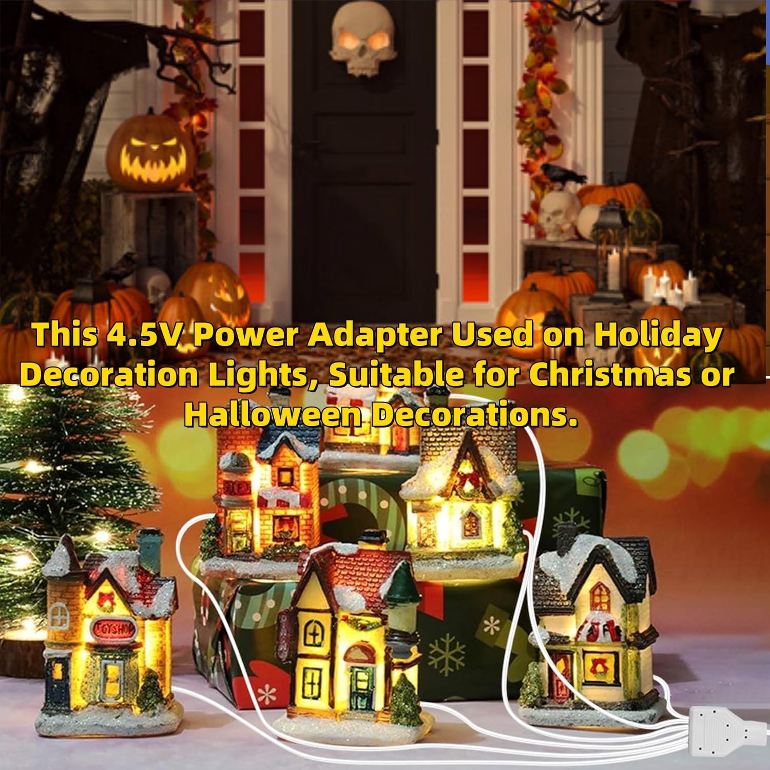 4-Output ACDC 45V Power Adapter for LEMAX Decorations