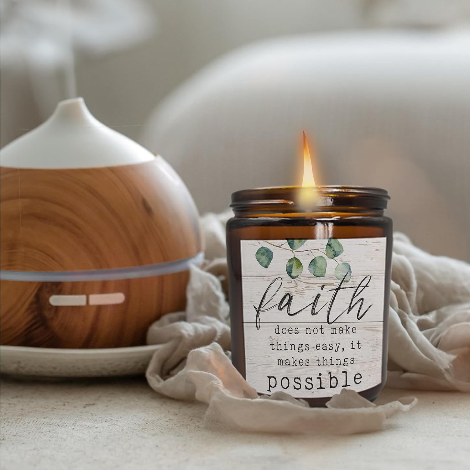 Mancheng Zi Religious Candles - Faith Spiritual Scented Candles