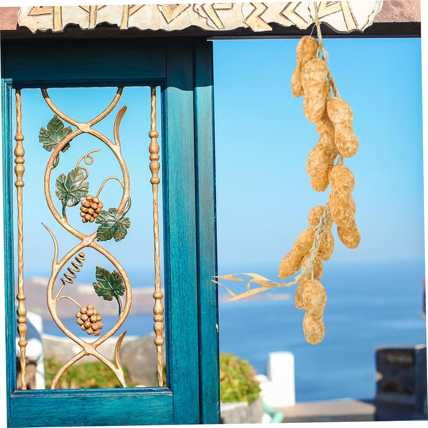 5pcs Realistic Faux Peanut String Decor Photo Props