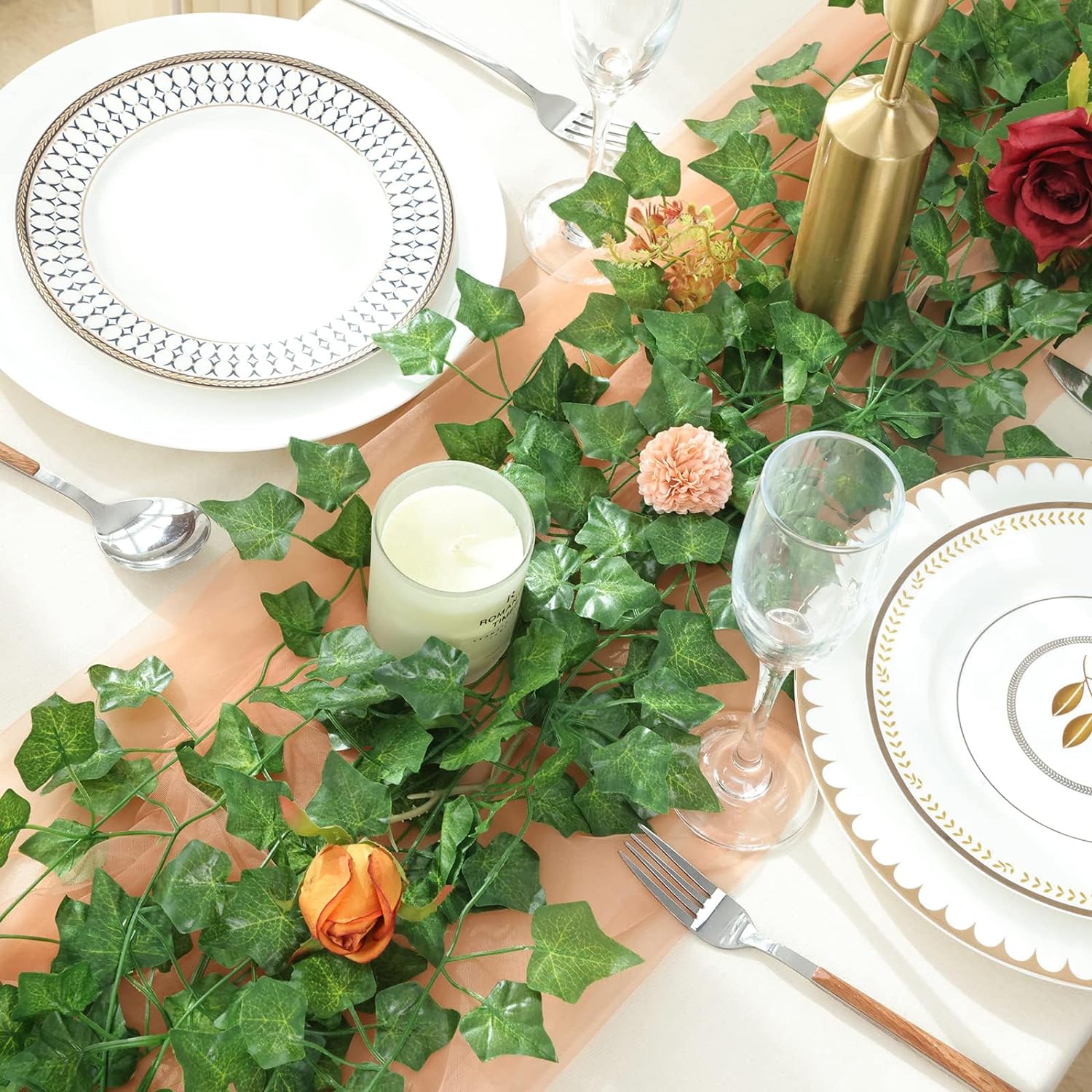 CEWOR 14 Pack Artificial Ivy Garland for Wall Decor