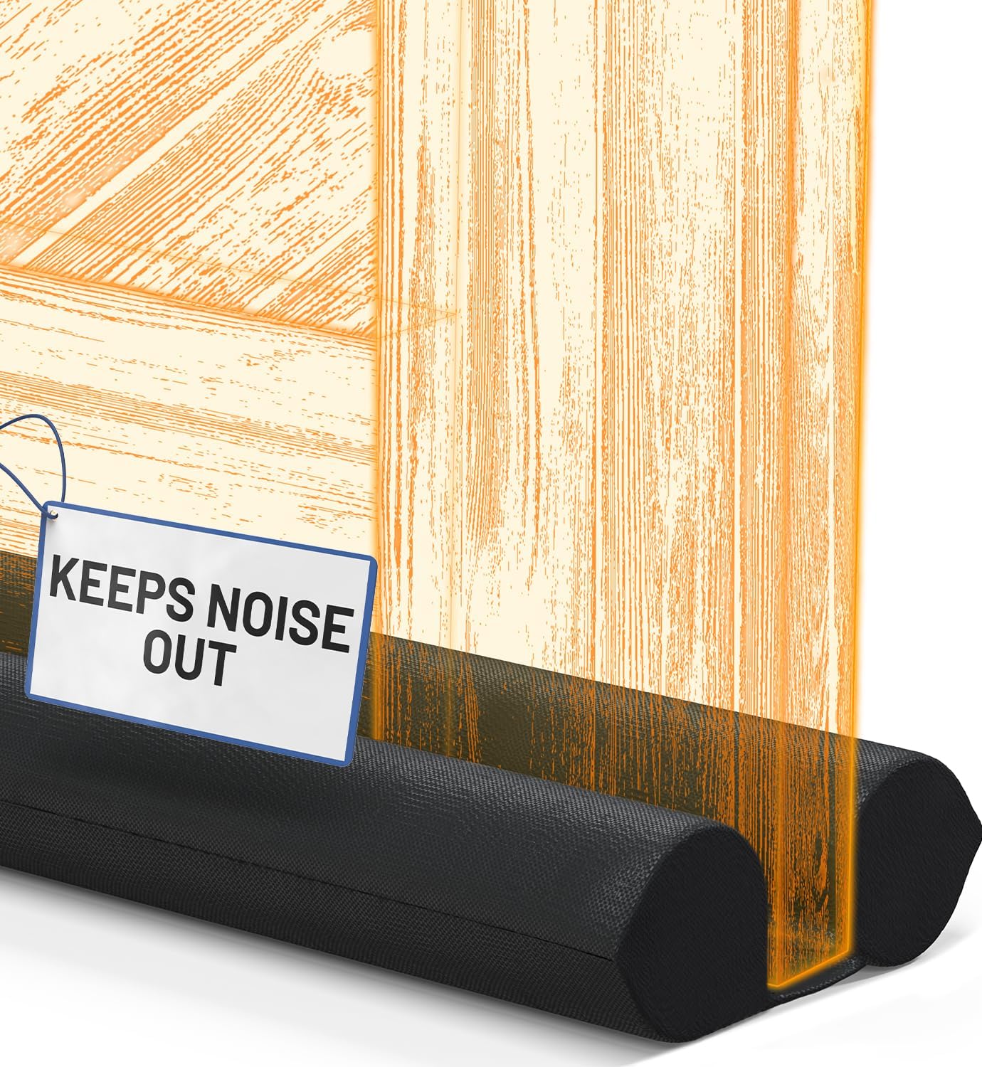 Everlasting Comfort Under Door Draft Stopper - Soundproof Seal 30-36 Inches